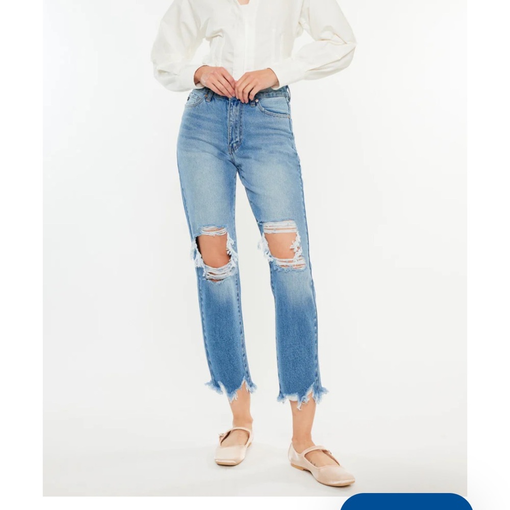 KANCAN Regina high rise mom jeans